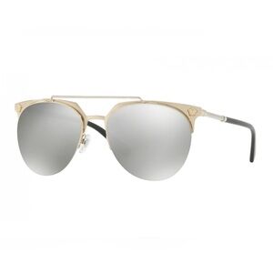 Versace Gold and Black Sunglasses - model VE 2181 Aviator pilot style